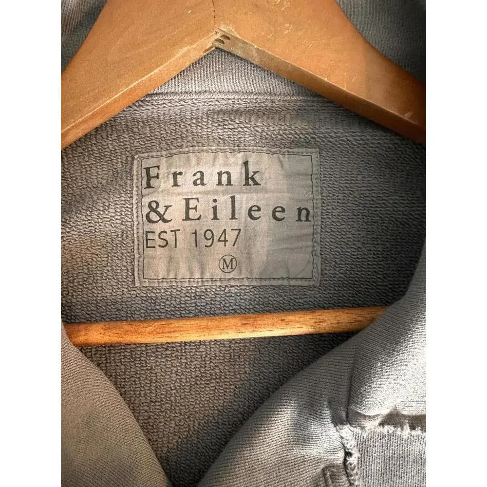 Frank & Eileen Mini Belfast Crop Knit Peacoat In Elephant Women’s size Medium - Picture 7 of 15